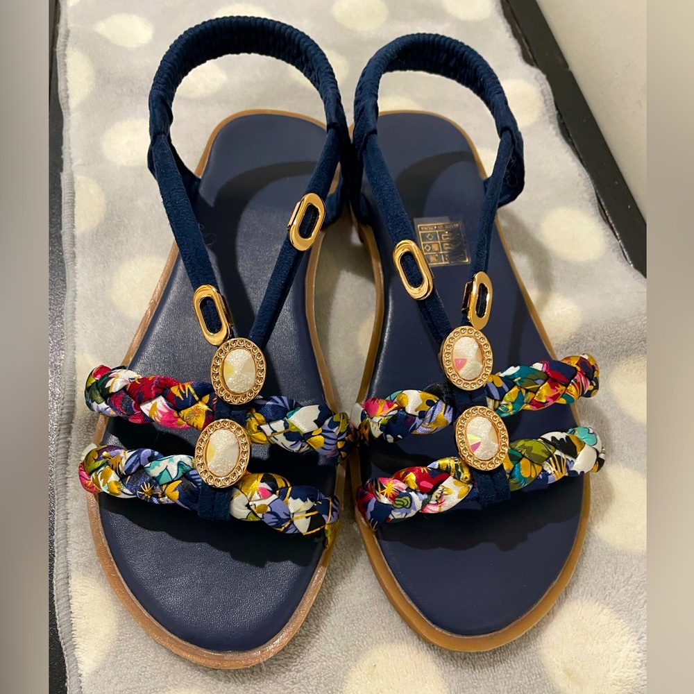 EUC Sandal Navy Size 35
